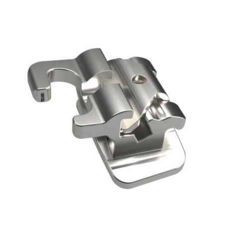 Non-convertible buccal tube - ZIP T6 - SIA ORTHODONTIC MANUFACTURER - bonded / stainless steel / self-ligating