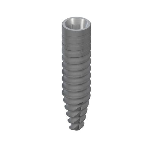 Tapered dental implant 021.00 series Institut Straumann titanium