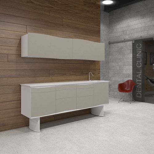 General purpose cabinet unit - PULSAR - TAVOM S.p.A.   - for dental facilities / with drawer / with door