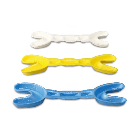 Partial denture dental impression tray - Eazitray - VERICOM Co., Ltd.   - non-perforated