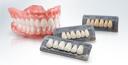 Anterior teeth dental prosthesis - VITA MFT® - VITA Zahnfabrik H. Rauter GmbH & Co.KG   - posterior teeth