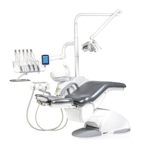 Dental unit with adjustable headrest - V8 TOUCH NL - VITALI S.R.L.   - with monitor / with hygiene system / with delivery system