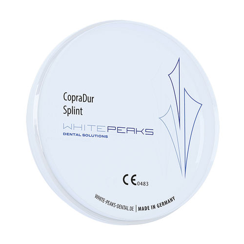 Polyamide dental material - CopraDur 98 - Whitepeaks Dental Solutions GmbH - for dental restorations / orthodontic / transparent