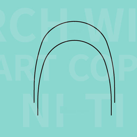 Round orthodontic archwire - SMART COPPER - WORLD BIO TECH   - titanium / copper