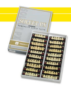 Resin dental prosthesis - SOLUUT PX ANTERIOR - YAMAHACHI DENTAL MFG., CO.   - anterior teeth