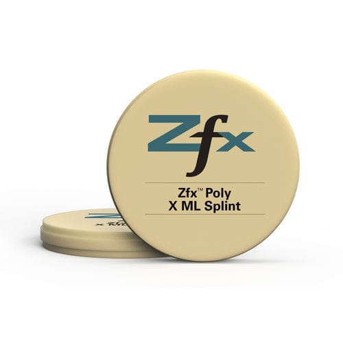 PMMA dental material - Poly X ML Splint - Zfx GmbH - for dental bridges / for dental crowns / solid