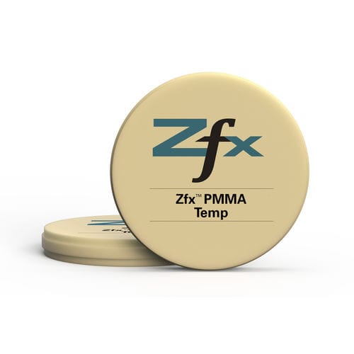 PMMA dental material - Temp - Zfx GmbH - for dental bridges / for dental crowns / solid