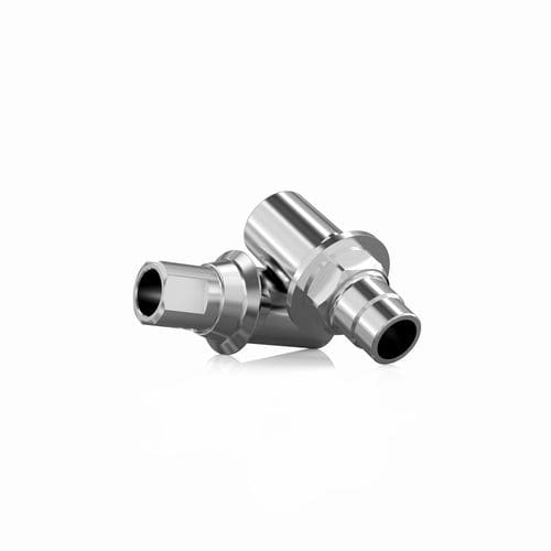 Cylindrical implant abutment - Zfx GmbH - titanium / hexagonal / internal