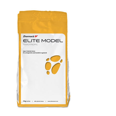 Stone dental material - Elite Model – Elite Model Fast - Zhermack - for dental laboratories / modeling