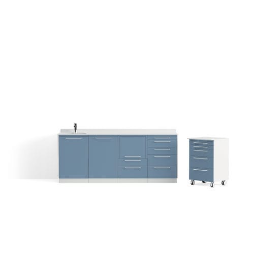Dental instrument cabinet - EDRO - Zilfor - for dental clinics / modular / with drawer