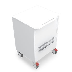 Surgical trolley - ALRTEM2H - Zilfor - for general purposes / with drawer / with door