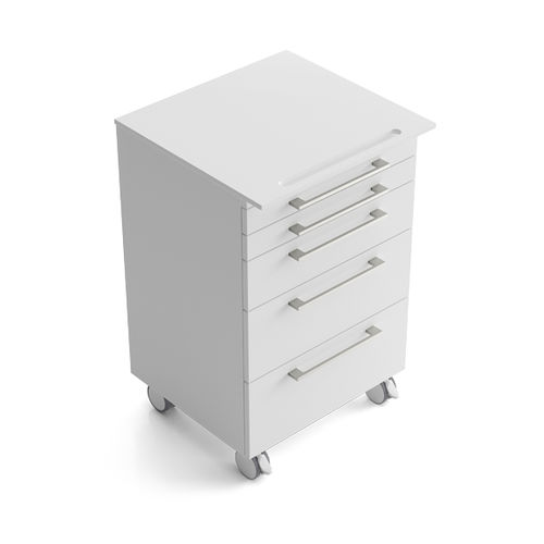 Medical trolley - EDR5AH  - Zilfor - for instruments / storage / 5-drawer