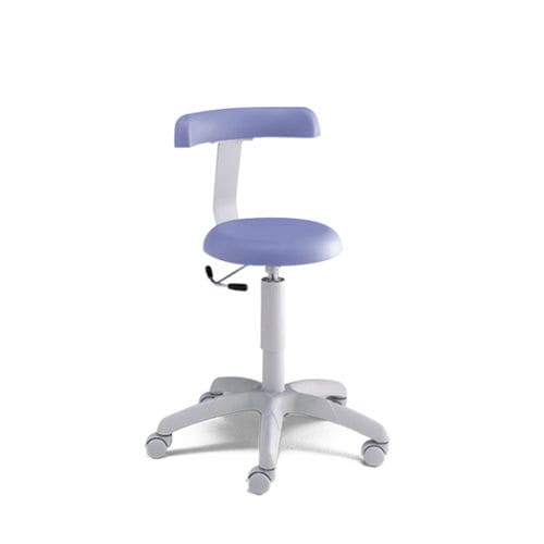 Dental stool - CL - Zilfor - height-adjustable / swivel / on casters