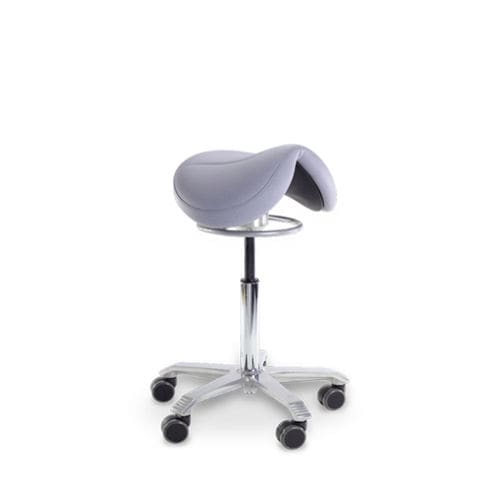 Dental stool - SJPB - Zilfor - height-adjustable / on casters / saddle seat