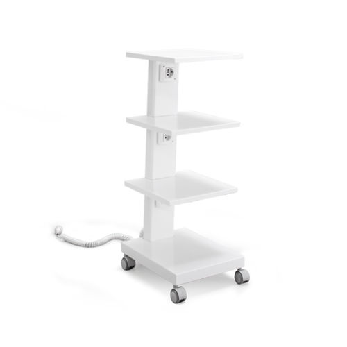 Medical trolley - C4RQ - Zilfor - for medical devices / transport / 4-shelf