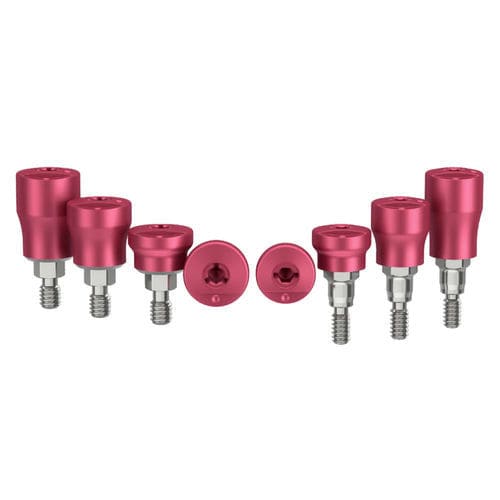 Cylindrical healing abutment Encode® Zimmer Dental titanium