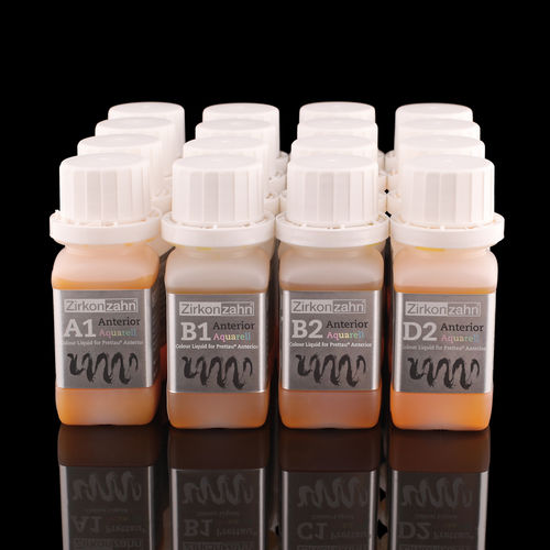 Dental laboratory dental material - Colour Liquid Prettau® 4 Anterior® Aquarell - Zirkonzahn - liquid / pre-colored