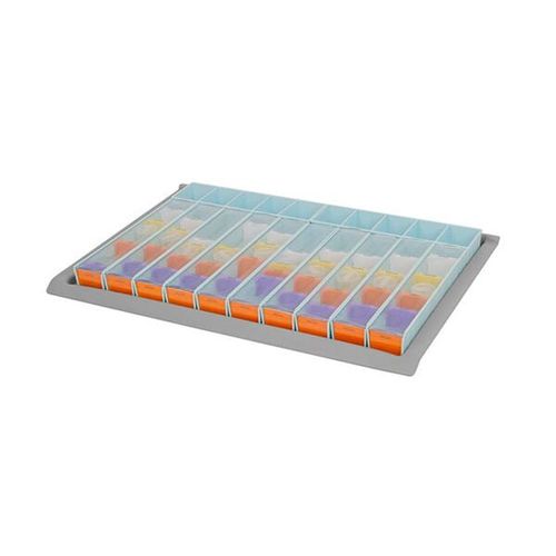 Nursing medicine distribution tray - F-BLP-6200 - Behmpat Producciones S.L - cart / weekly
