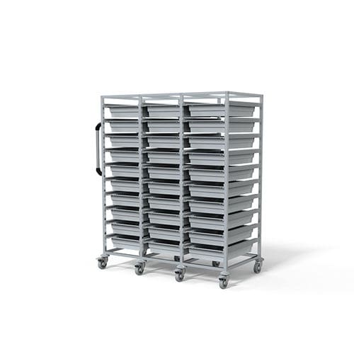 Hospital cart - F-T4018-3 - Behmpat Producciones S.L - for general purposes / transport / aluminum