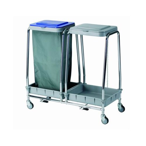 Dirty linen trolley - Behmpat Producciones S.L - medical / transport / 2-bag