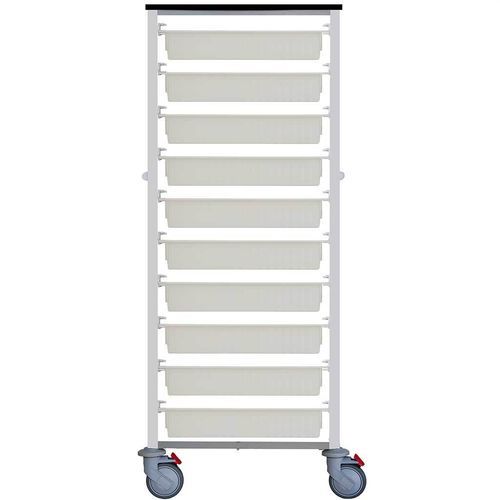 Hospital cart - F-C-NOD-BJ - Behmpat Producciones S.L - medication / transfer / with bin