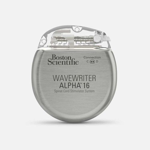 Implantable neurostimulator - WaveWriter Alpha&trade; - Boston Scientific - for spinal cord stimulation / MRI compatible / wireless programmable