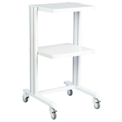 Medical trolley - CAR2P45A - nuovalaris - for general purposes / equipment / anodized aluminum