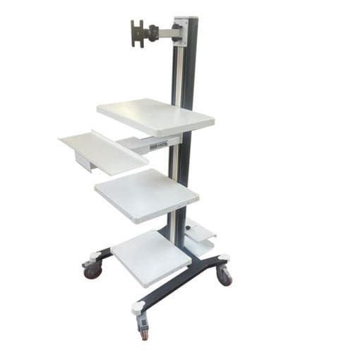 Point-of-care telemedicine cart - nuovalaris - video-conferencing / modular / options