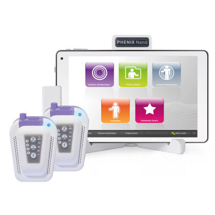 Electric stimulator - PHENIXNANOPHYSTIM - Vivaltis - transportable / TENS / 4-channel