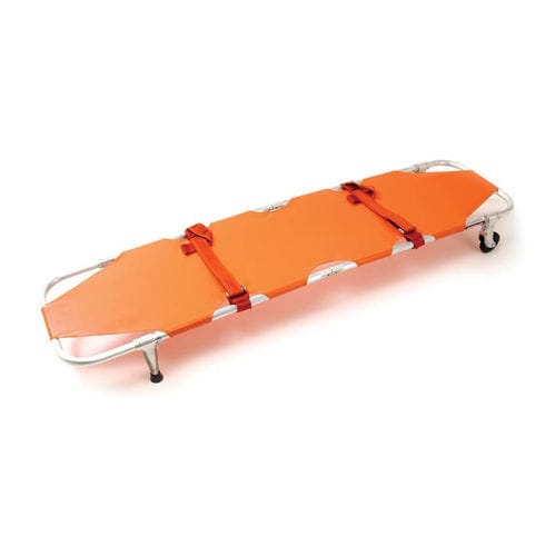 Emergency stretcher - 0101100 - Ferno (UK) Limited - folding / on casters / aluminum