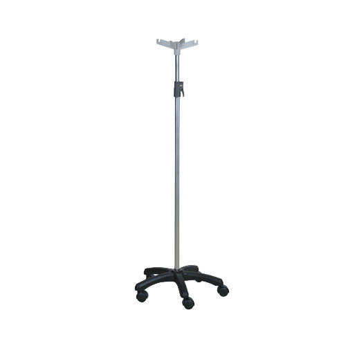 IV pole on casters - IV01 - Bailida - 4-hook / telescopic