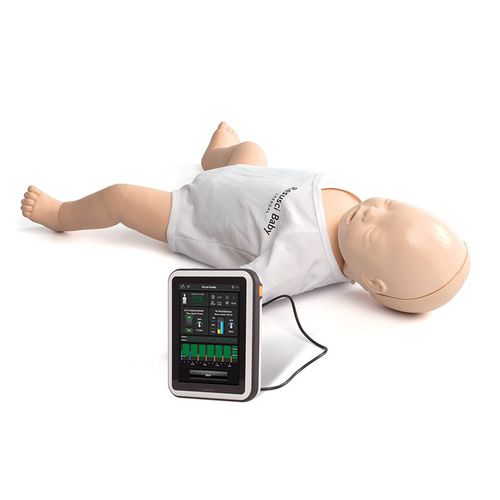 Emergency care training manikin - Resusci QCPR - Laerdal Medical - airway management / intubation / intraosseous infusion