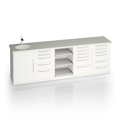 Storage cabinet - ERMÈS - Intercontidental - for dental instruments / for dental clinics / with drawer