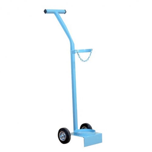 Medical trolley - PS-EQ16 - PROJESAN - oxygen cylinder / transport / stainless steel