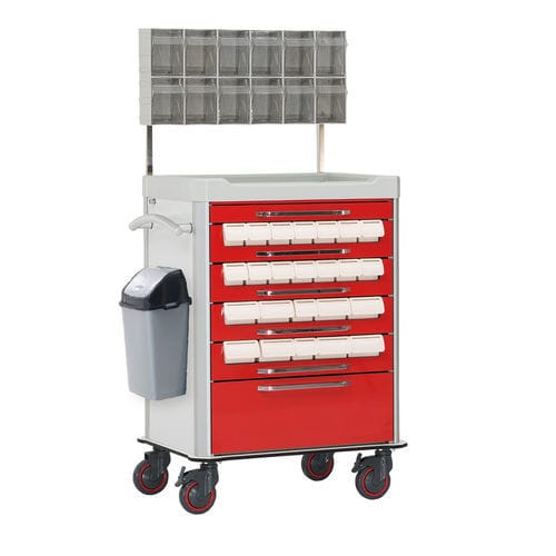 Medical cart - PS-ET02 - PROJESAN - for medicine / transport / stainless steel