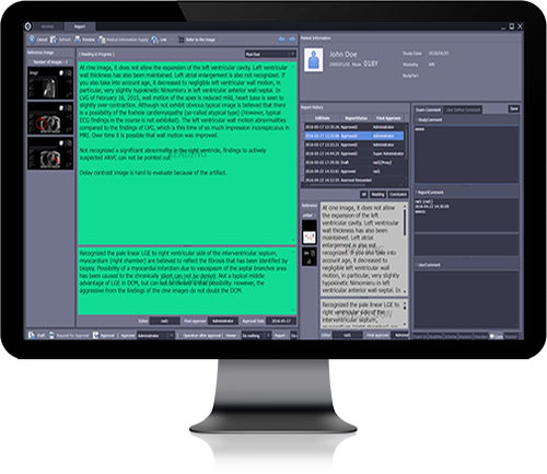 Patient report management software - Infinitt Healthcare - reporting / medical