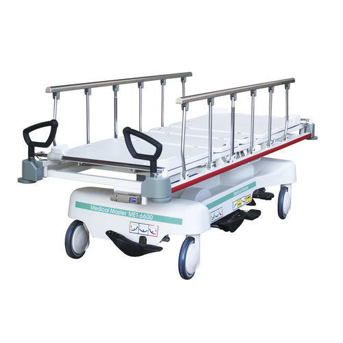 Transport stretcher trolley - MET-6600 - Medical Master Co., Ltd - emergency / manual / hydraulic