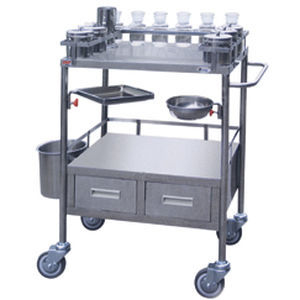 Medical cart - MS-33 - Medical Master Co., Ltd - dressing / stainless steel / with tray