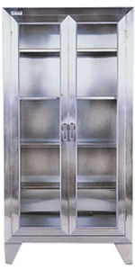 Surgical instrument display cabinet - MS-44 - Medical Master Co., Ltd - hospital / stainless steel / 2 doors