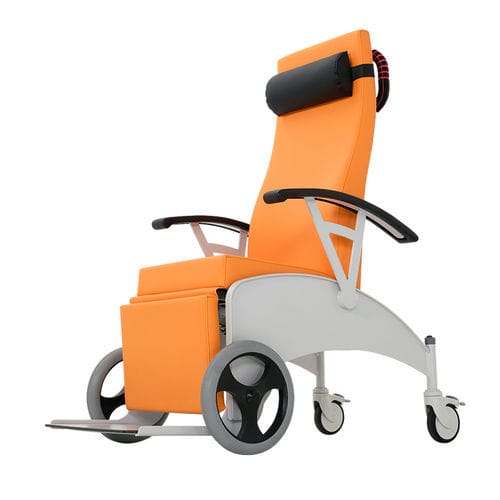 Indoor patient transfer chair - FLEXI 3 - MESPA - outdoor / electric / on casters