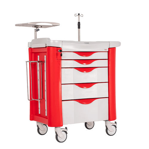 Medical cart - HOSPITOOL EC - MESPA - emergency / for medical devices / medicine