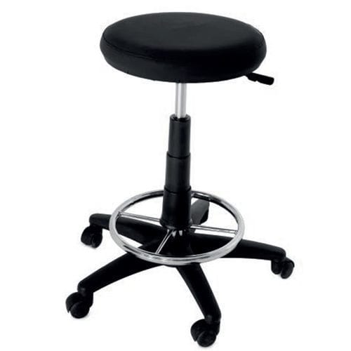 Healthcare facility stool - MS 1970 - MESPA - height-adjustable / swivel / on casters
