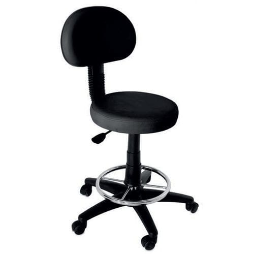 Healthcare facility stool - MS 1971 - MESPA - height-adjustable / swivel / on casters