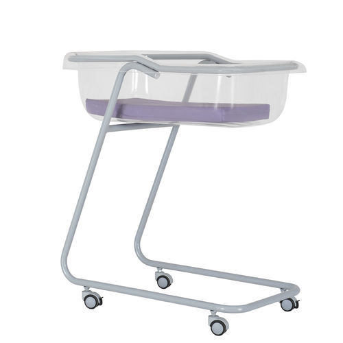 Baby hospital cot - MS 1140 - MESPA - on casters / transparent