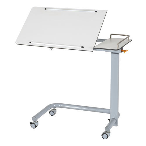 Height-adjustable overbed table - MS 2172 - MESPA - tilting / manually operated