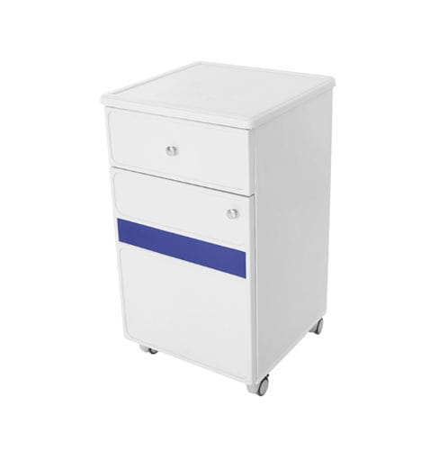 Bedside cabinet on casters - MS 2120 - MESPA - with drawers