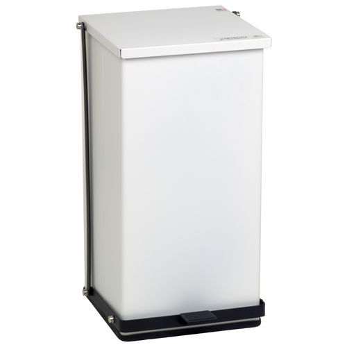 Stainless steel waste bin - P-16 - DETECTO - foot-operated / doctor's office