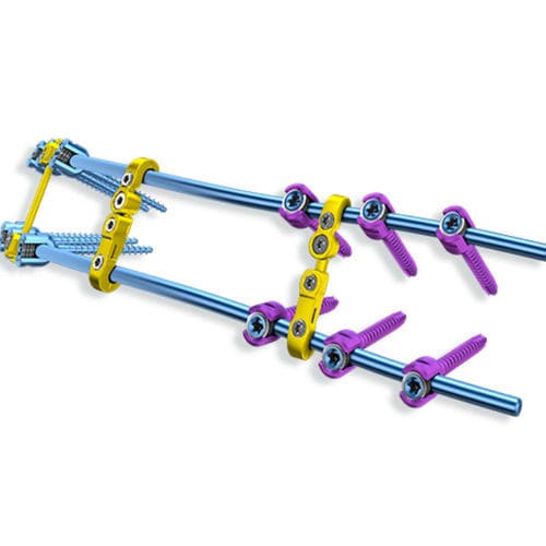 Thoraco-lumbar osteosynthesis unit - CHARSPINE2 - ChM - posterior / adult
