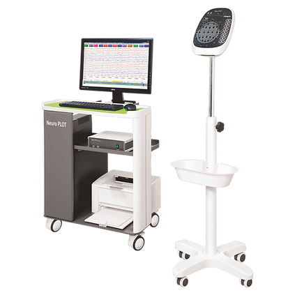 40-channel EEG system - Neuroplot - Allengers Medical Systems - with EEG mapping / with video monitoring / trolley-mounted