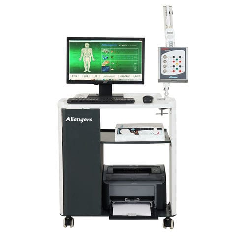 2-channel electromyograph - SCORPIO - Allengers Medical Systems - 4-channel / for research / on casters